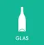 Glass waste icon