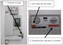 Sauna operating instructions